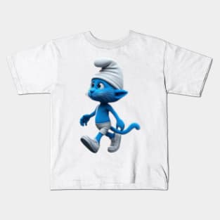 Smurf cat Kids T-Shirt